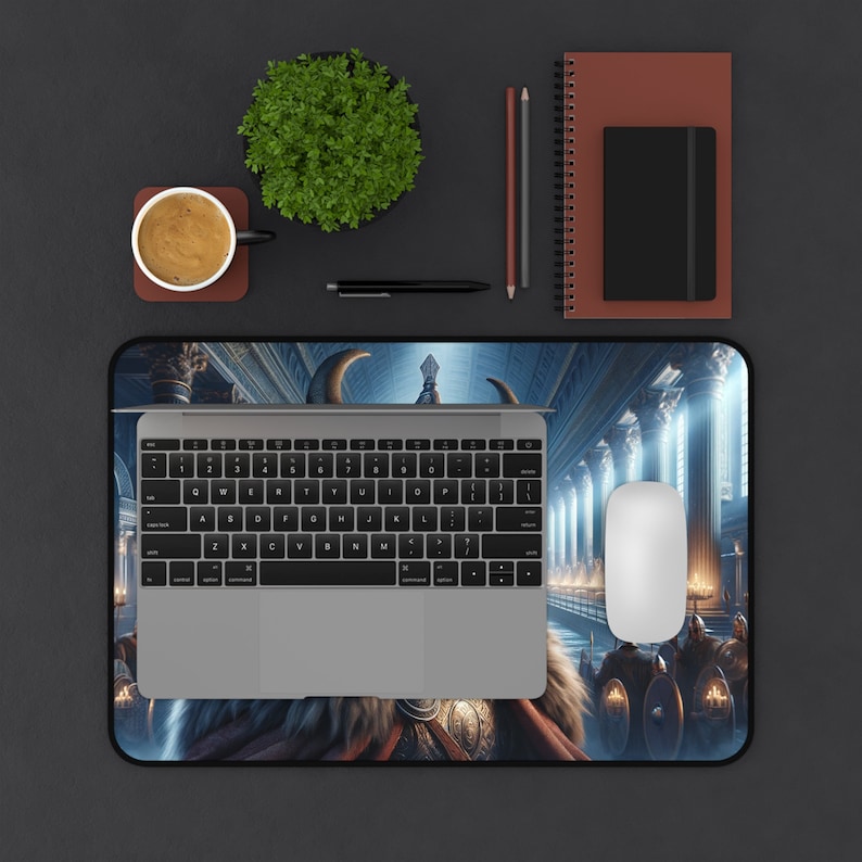 Desk Mat/desk Pad, Viking in Valhalla/vikings in Walhalla, Nordic/norse