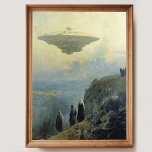 UFO を描いたルネサンス絵画 – 古典芸術と SF の融合 - Etsy 日本