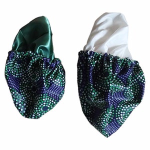 SATIN HAIR BONNET , Hair Satin Bonnet, Reversible Satin Bonnet, Adjustable Fit Reversible Satin Hair Bonnet, Satin Bonnet Gifts for Women