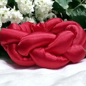 Braided Satin Headband: Women&#39;s Twist Knot Hair Accessory
