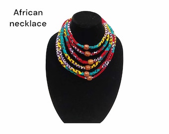 Women Handmade Ankara Necklace