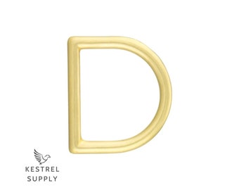 D Ring - Solid Brass Cast, 32mm, Craft Supplies & Accessories for Leather Projects