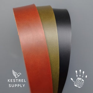 Cinghie in pelle Walpier Buttero grezze da 32,38 mm - Cinghie per progetti in pelle