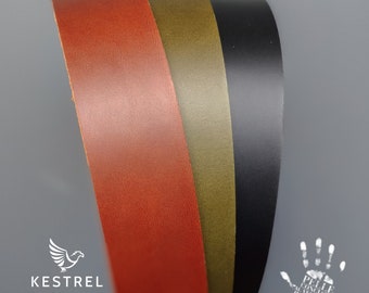 Walpier Buttero Leather Straps Blanks 32.38 mm - Belt Straps for Leather Projects