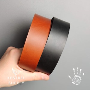 Walpier Rocky (9 oz) Cinghie in pelle grezze 32,38 mm - Cinghie per cinture per progetti in pelle