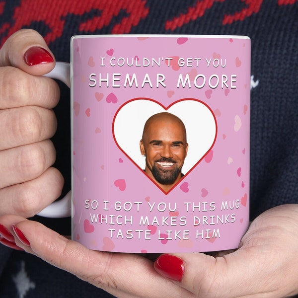 Tastes Like Shemar Moore Mug - Customized Celebrity Coffee Mug & Funny Shemar Moore Gift Idea for her and for him