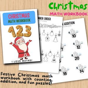 Christmas Activity Workbook for Kids | Fun & Festive Printable Activities