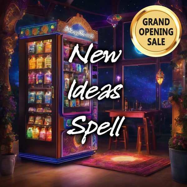 New Ideas Spell - a potent catalyst for the generation of fresh, disruptive ideas when you need them the most.