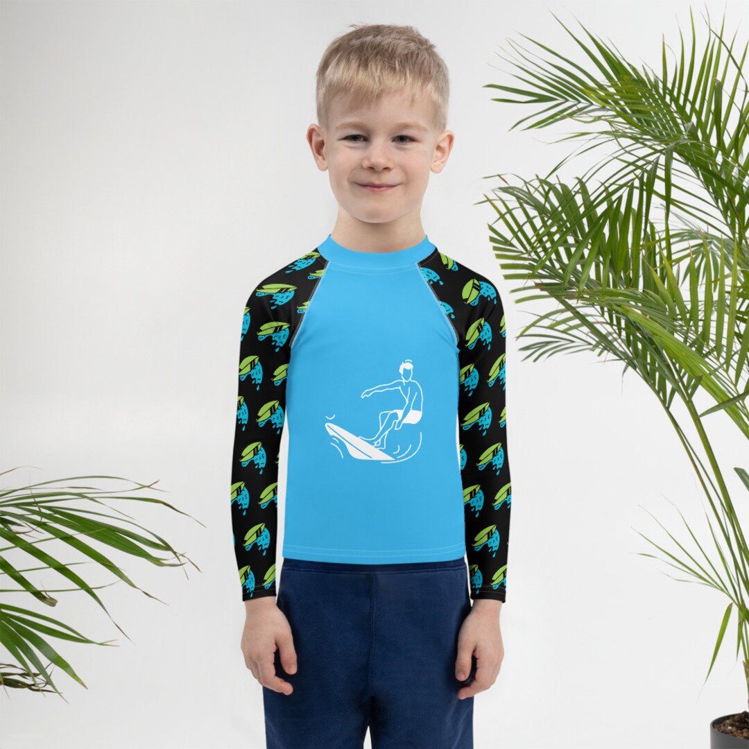 Bacalar Blue Kids Rash Guard main image 1