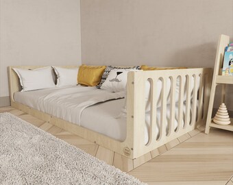 Toddler Bed with Rails