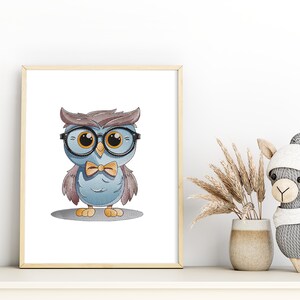 Cute Owl Glasses Embroidery Designs | Baby Shower Gift | Machine Embroidery Design | Embroidery Pattern | Owl Embroidery File | Hanukkah