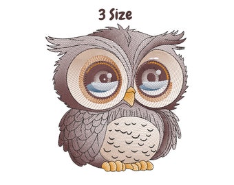 Owl Embroidery Designs | Baby Shower Gift | Machine Embroidery Design | Embroidery Pattern | Owl Embroidery File | Hanukkah