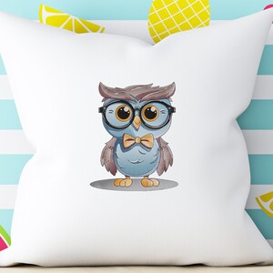 Cute Owl Glasses Embroidery Designs | Baby Shower Gift | Machine Embroidery Design | Embroidery Pattern | Owl Embroidery File | Hanukkah