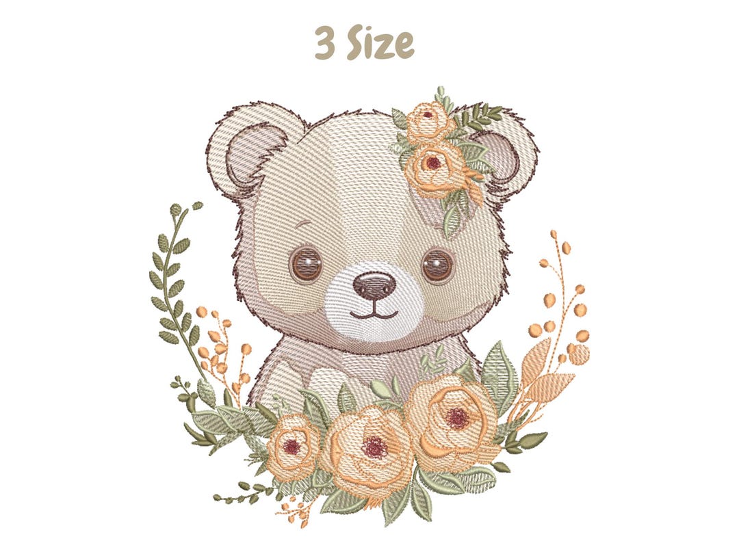 【GRAVER】23FW★ Flower Bear Smile Embroidery Short Padding il_1080xN.6242015683_ml91.jpg