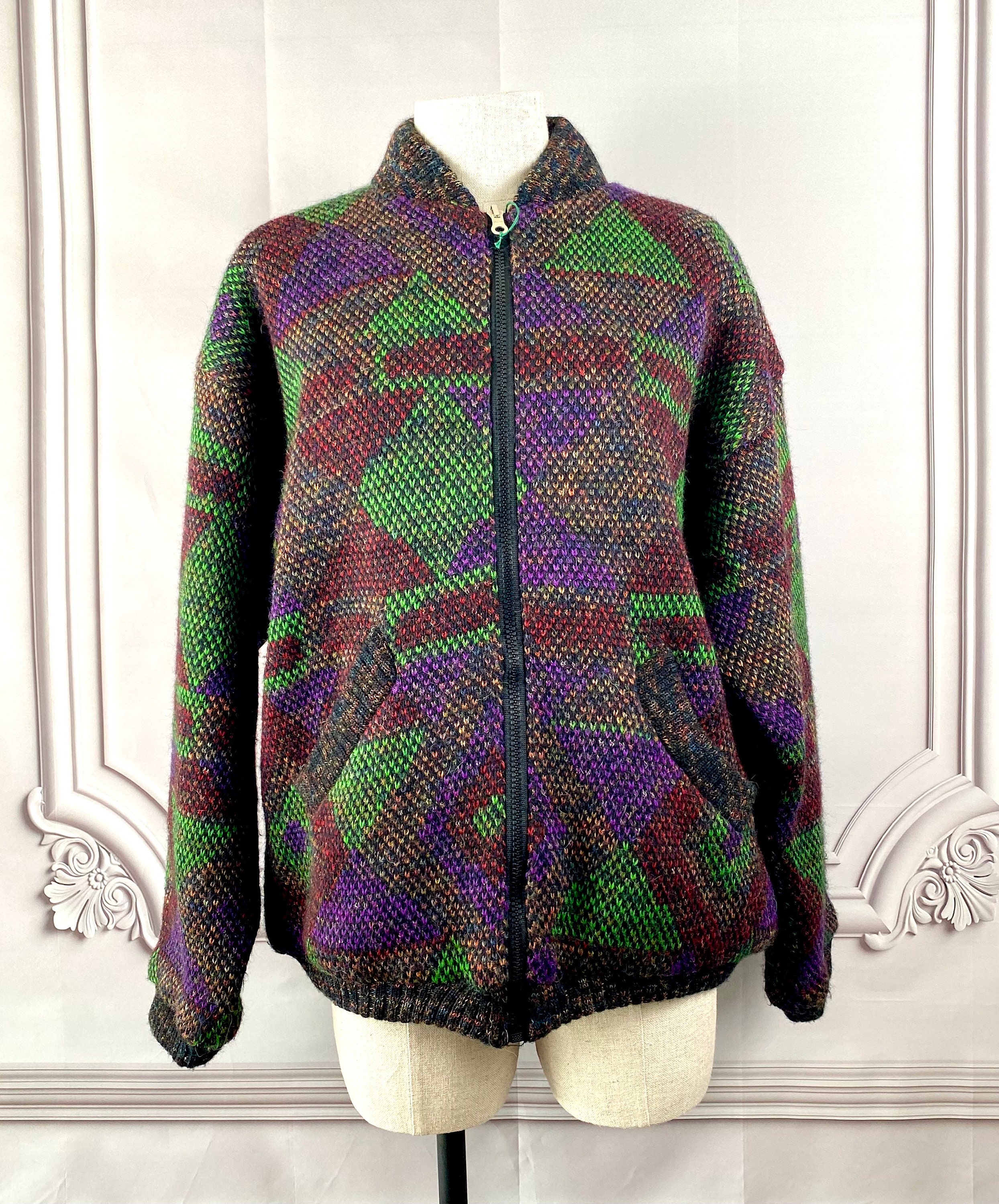 MISSONI ジャケット コート 44サイズ ジグザグ模様 総柄 レインボー Missoni – brandloverbangkok.com