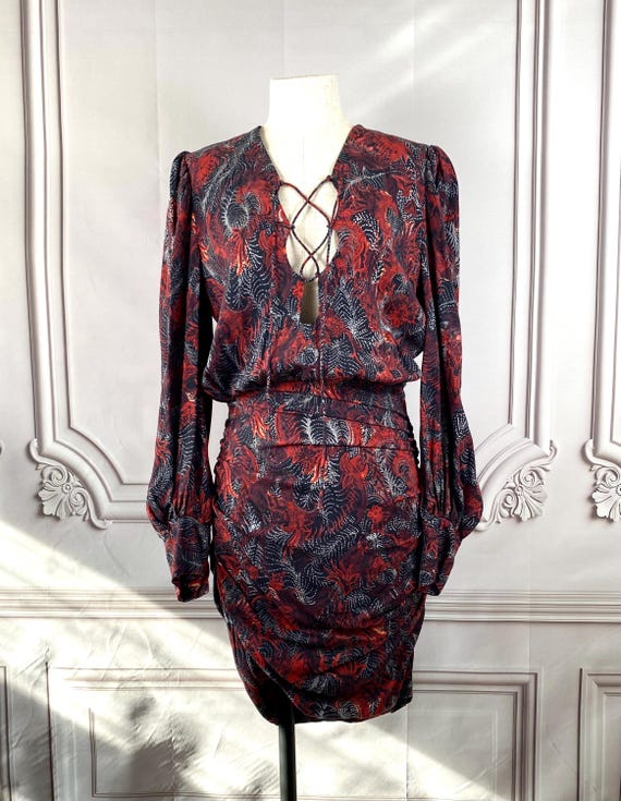 iro red dress Iro Dress (Red) Karavan Clothing