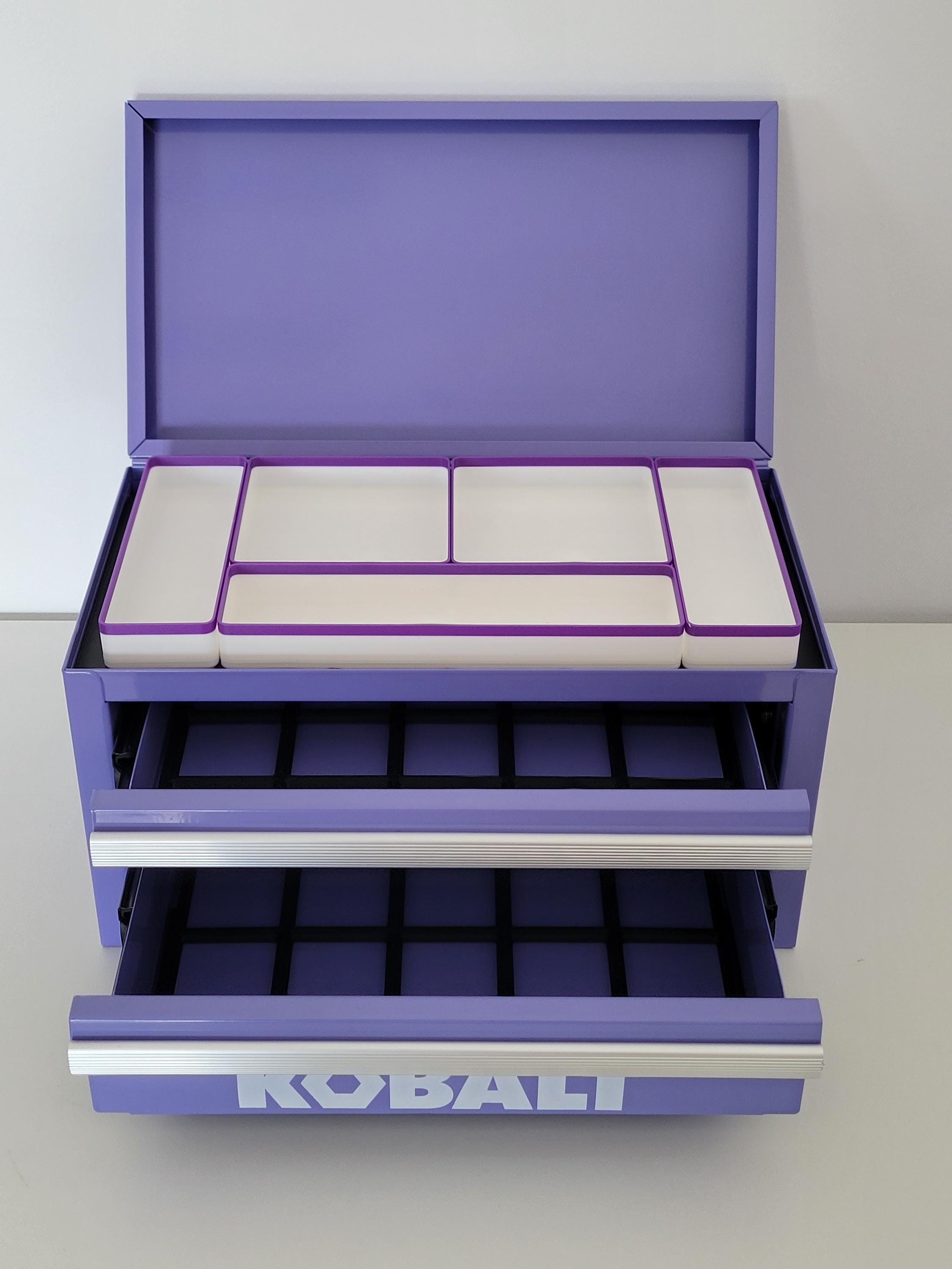 Listing photo: KOBALT Mini Toolbox Organizer Set | 3D Printed Gridfinity Insert for 2 drawer model