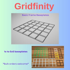 Gridfinity Baseplates for Organizer Set for Modular Storage Solution Workshop Garage Office Crafting Spaces * Large Quanity Orders Welcome