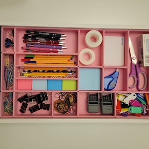 IKEA Alex Drawer Organizer Set | 3D Printed Gridfinity Insert for Crafts, Jewelry, Tools, Office Storage | Life is better when its organized