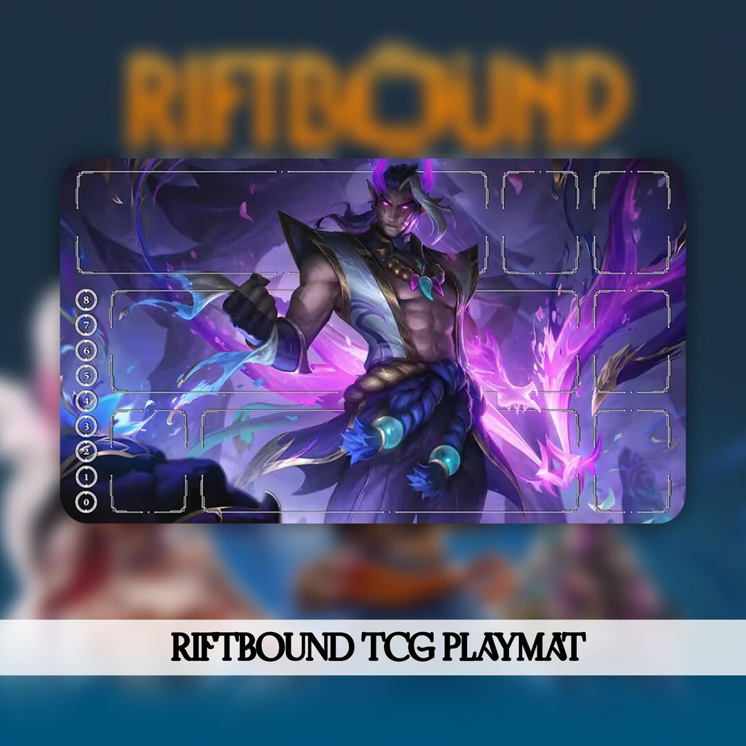 Playmat Lol Riftbound TCG – VARUS Stitched Edges, 24 X 14, (600 X 350 ...