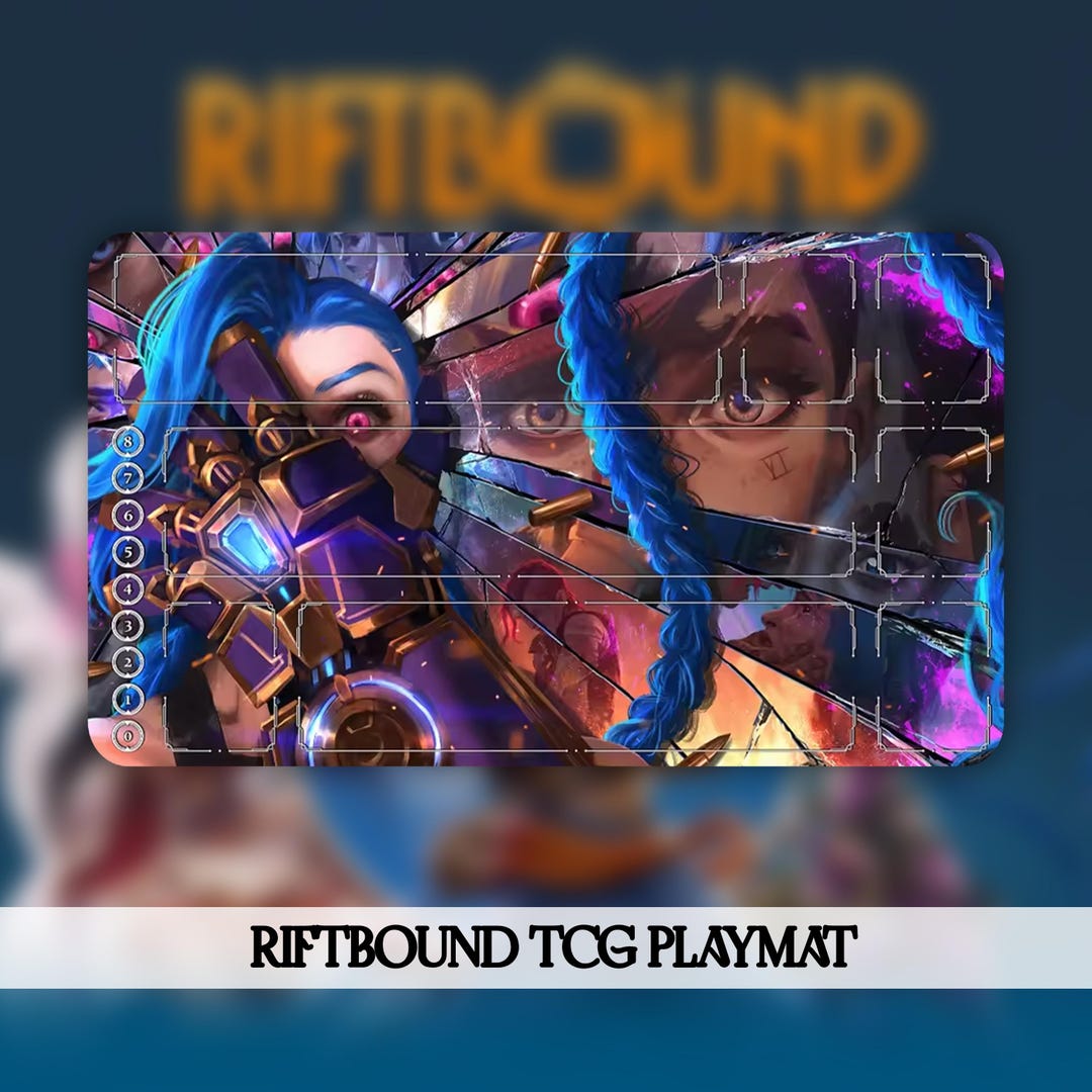 Playmat Lol Riftbound TCG – JINX - Etsy