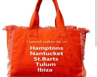 Borsa in tela con frange, borsa estiva, borsa per le vacanze, borsa da weekend, borsa da spiaggia, borsa da piscina, borsa tote, regalo per addio al nubilato, borsa tote estiva, borsa da viaggio