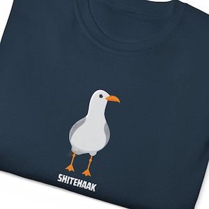 Shitehaak t-shirt, Funny Scottish tee, Doric t-shirt, Scottish words tee, Scottish gift tee, unisex Scots tee, Seagull t-shirt,