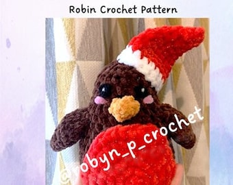 Robin Crochet Pattern, PDF Pattern Only