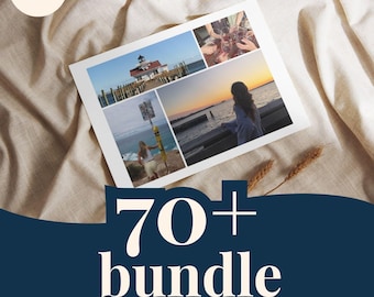 70+ Photo Album Canva Template Bundle (11"x8.5") (Digital Download)