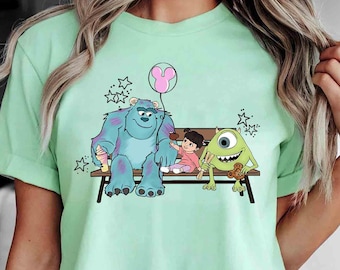Vintage Disney Monster Inc Shirt, Cute Sulley and Boo T-Shirt, Monsters University Shirts, Disney Best Friends Shirts, Monster Inc Shirt