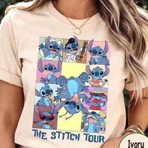 The Stitch Tour Shirt, Disneyland Stitch Shirt, Stitch Shirt, Stitch Love Shirt, Stitch Version Shirt, Disney Shirt, Disney Stitch Shirt