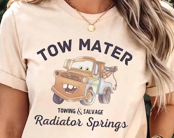 Tow Mater Shirt, Cars Shirt, Radiator Springs Shirt, Disneyland Shirts, Disney Shirt, Disney World Shirt, Disneyland, Rusteze Tee