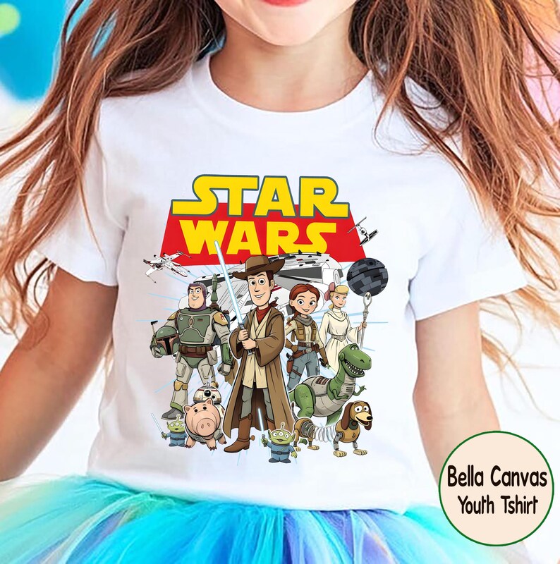 Disney Woody and Friends Star Wars Shirt, Toy Story Star Wars T-Shirt, Galaxy's Edge Shirt, Disney Woody Jessie Buzz Lightyear Tee image 4