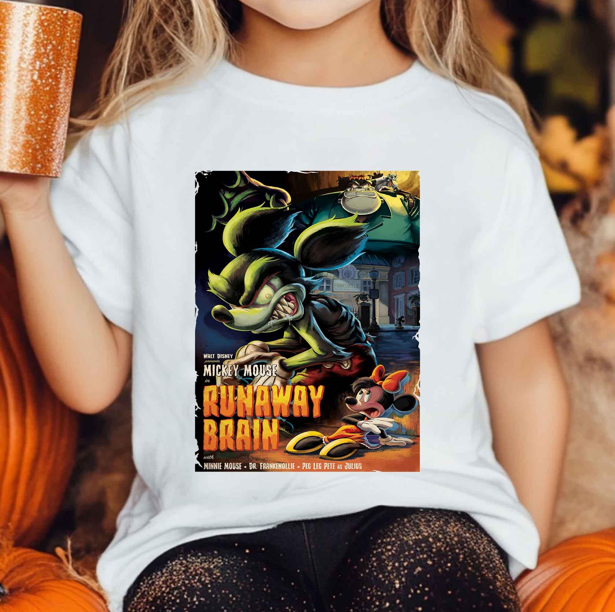 90s Disney ディズニー tシャツ ランナウェイブレイン ミッキー 
