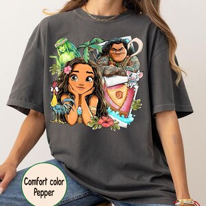 Disney Princess Moana Retro T-Shirt, Disney Princess Moana, Maui Tee, Disney Moana Princess Shirt, Magic Kingdom Park, Disney Princess Tee image 3