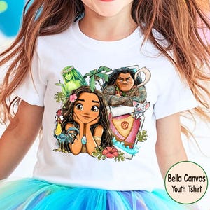 Disney Princess Moana Retro T-Shirt, Disney Princess Moana, Maui Tee, Disney Moana Princess Shirt, Magic Kingdom Park, Disney Princess Tee image 5