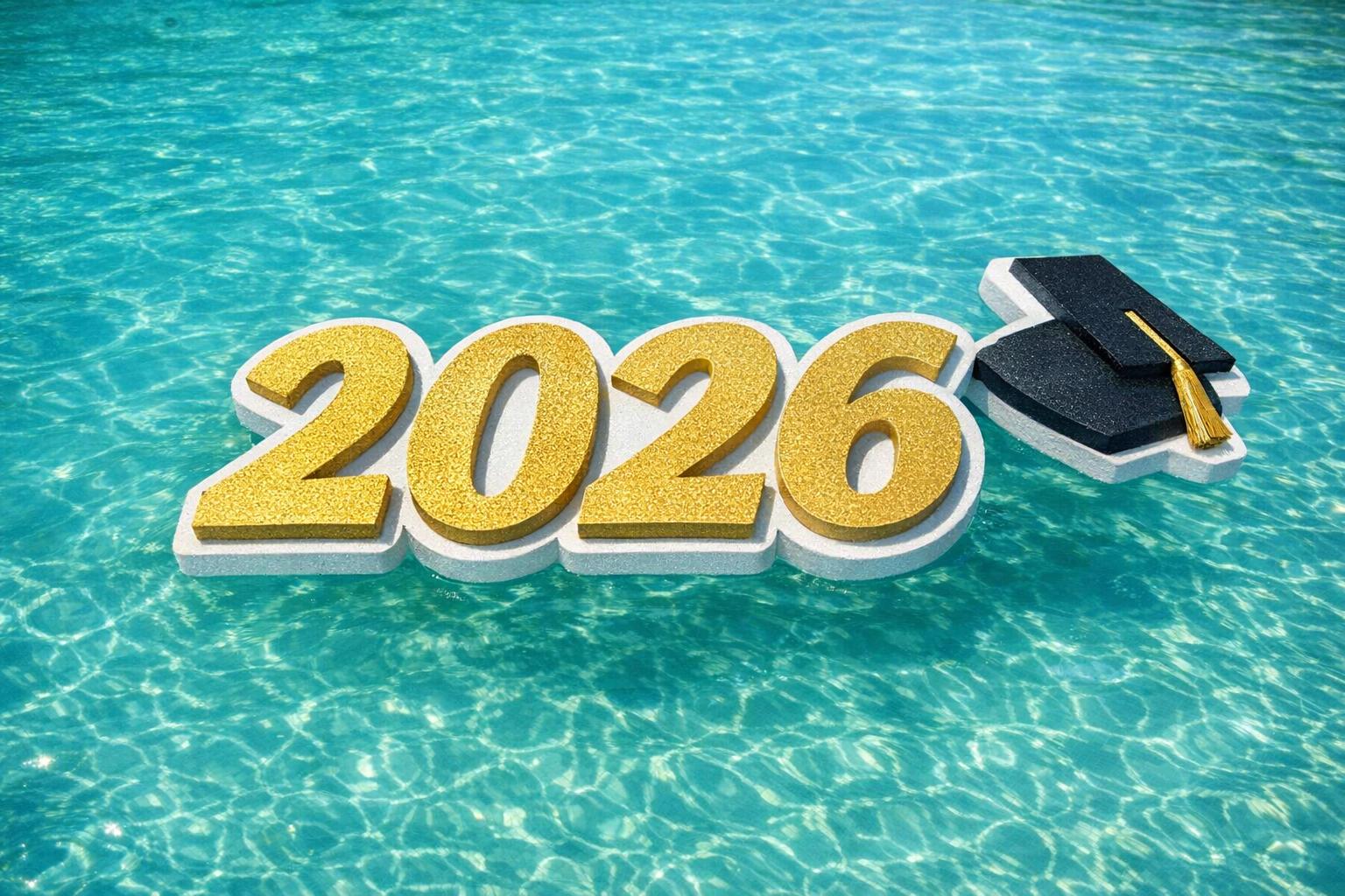 2026 Graduation Pool Letter Floaties - Etsy