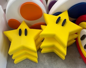 Super Mario bros foam star decoration
