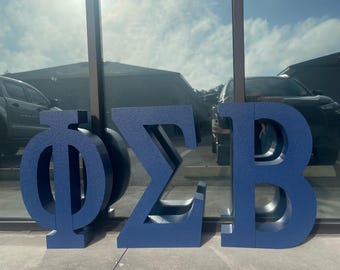 30" Styrofoam Greek Letter, Unpainted Sorority Fraternity Sign