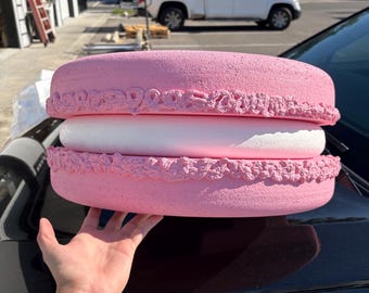 Huge 20 Inch Tall Pastel Macaroon Prop Handmade Foam Décor