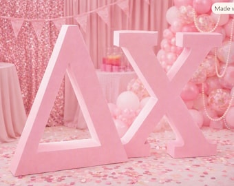 30" Styrofoam Greek Letter, Unpainted Sorority Fraternity Sign