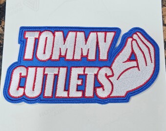 New York Giants RARO Tommy DeVito "Tommy Cutlets" Ferro em remendo