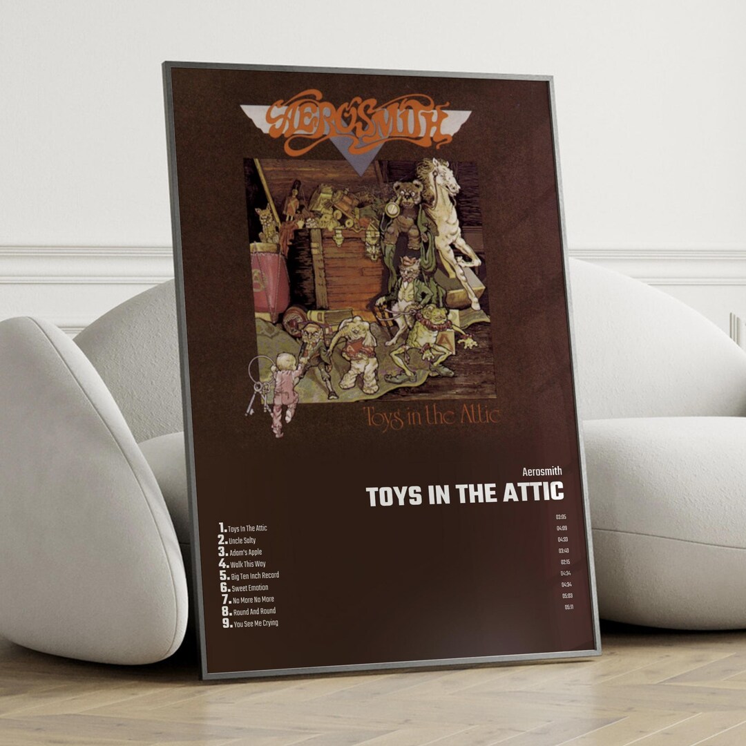 Aerosmith Toys in the Attic Album Cover Poster Wall Art, Aerosmith, Toys in the Attic Etsy
