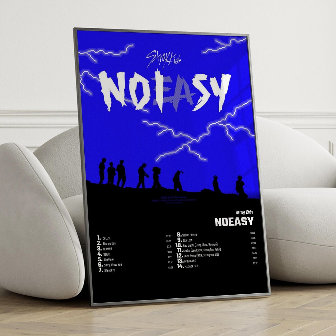 Stray Kids Noeasy Album Cover Poster Wall Art, Stray Kids, Noeasy ...