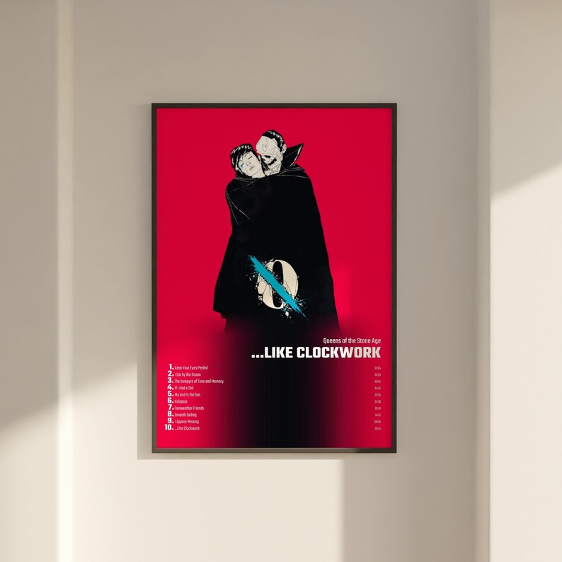 Queens of the Stone Age ..like Clockwork Album Cover Poster, Wall Art