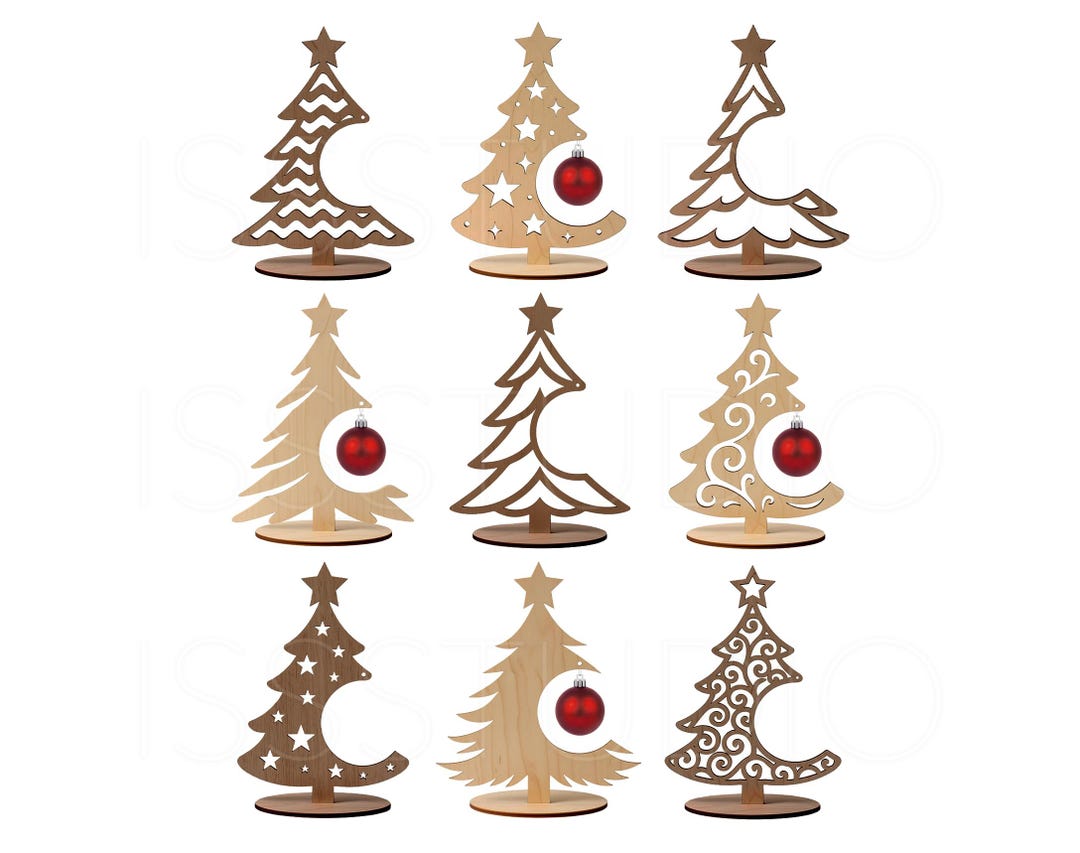 Gancio per decorazioni natalizie, albero di Natale in piedi in formato