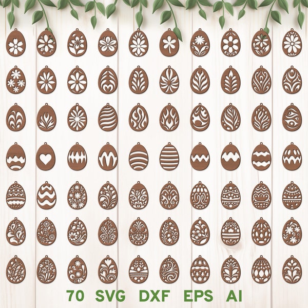 Easter Egg Tag svg, Easter Tags svg, Easter Egg Bundle, Easter Eggs Laser Cut Files, Easter Ornaments svg, Easter Hanger svg, Easter Tag dxf