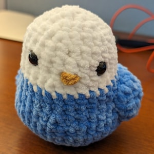 Crocheted Bird - Customizable - Handmade Bird Stuffed Animal - Bird Plushie - Made to Order