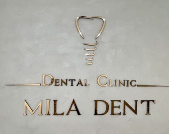 Logo professionnel personnalisé Enseigne dentiste