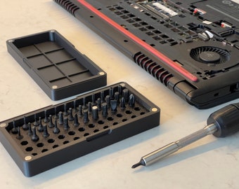 Carbon Fiber PLA Magnetic Bit Holder Case – LTT Screwdriver